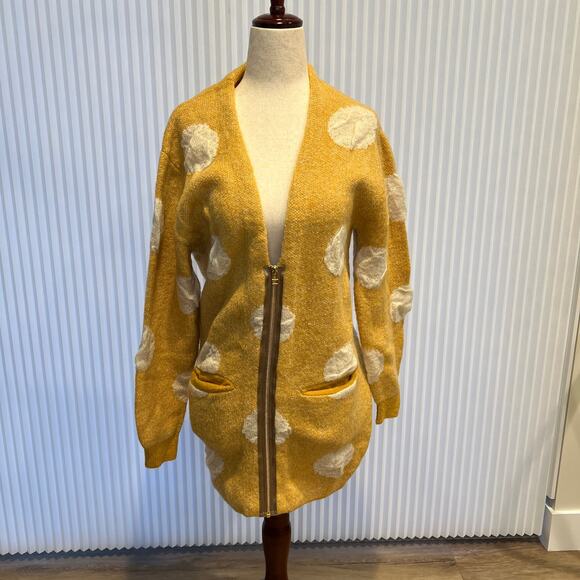 Dazzle Sweaters - DAZZLE Women's Front Zip Cardigan Size XS